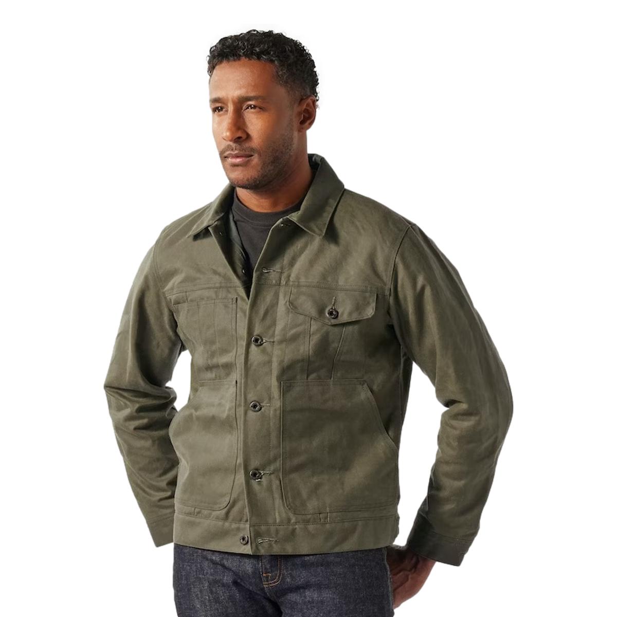 Tin Cloth Short Lined Cruiser Military Green - MILWORKS