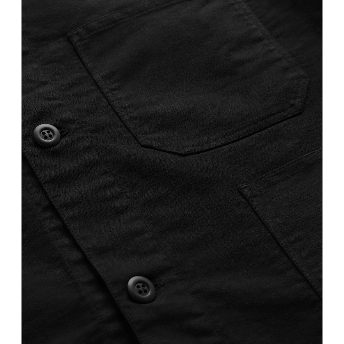 Trade Moleskin Jacket Black - Chore Coat