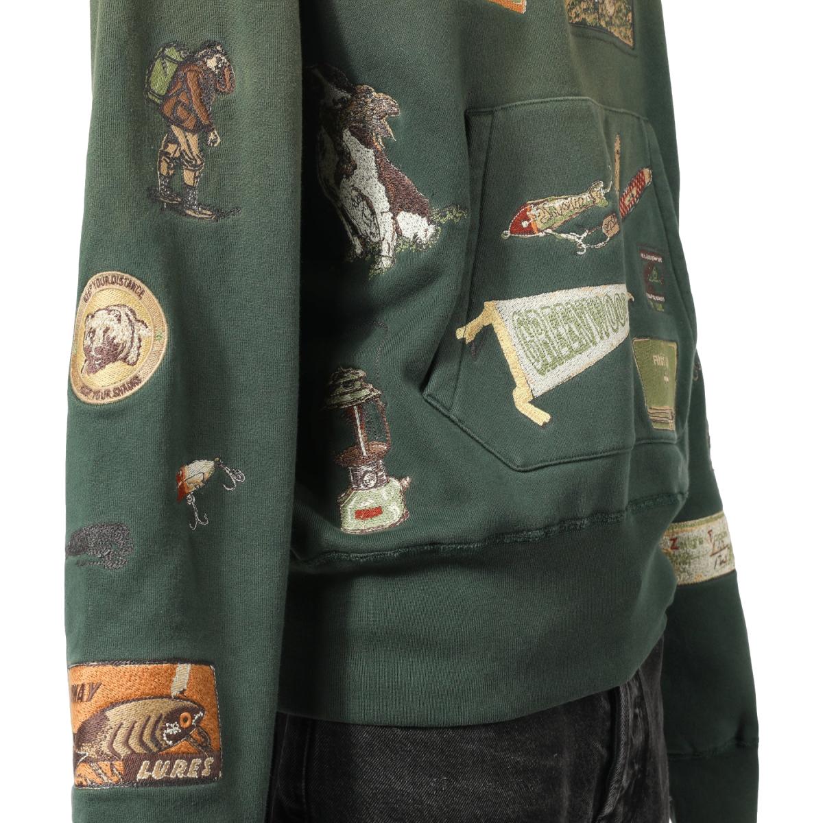 Trail Hoodie Forest Green - Hoodie