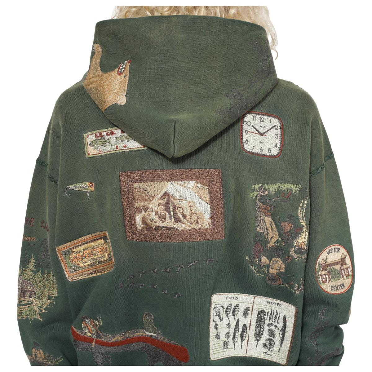 Trail Hoodie Forest Green - Hoodie