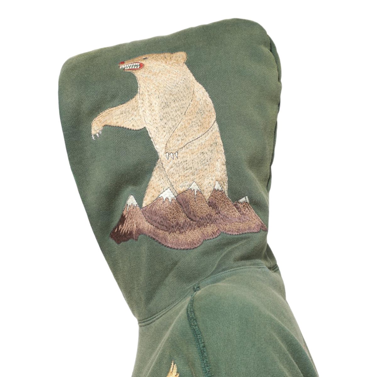 Trail Hoodie Forest Green - Hoodie