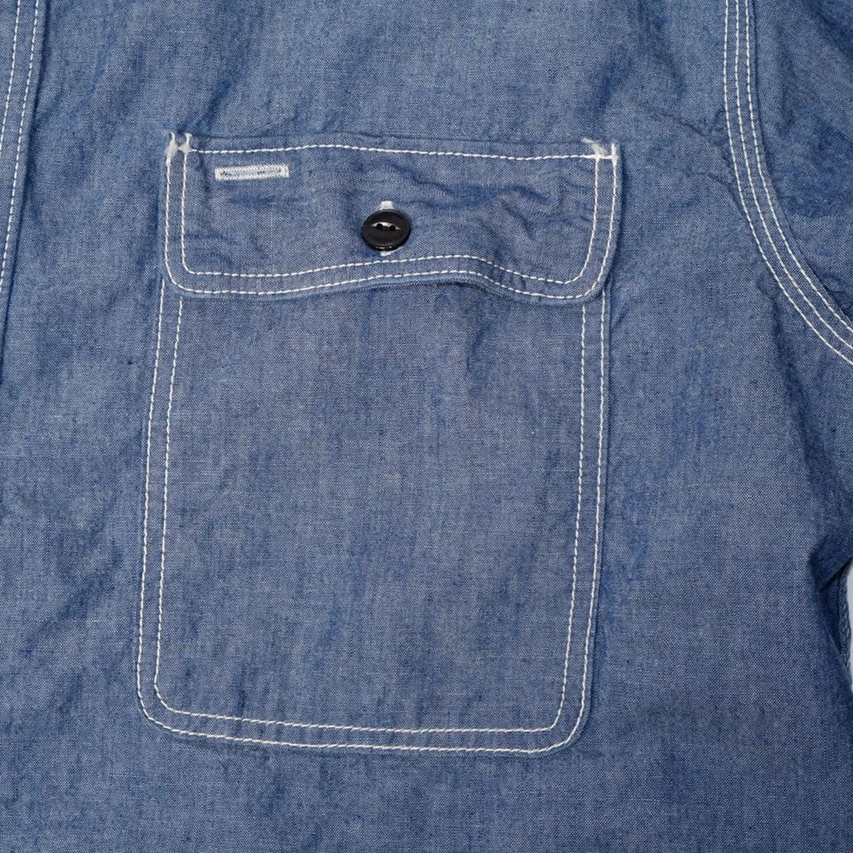 Triple Stitch Work Shirt Chambray - Shirt
