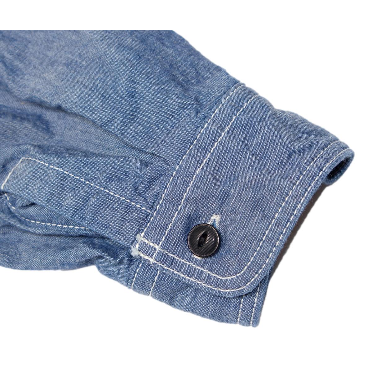 Triple Stitch Work Shirt Chambray - Shirt