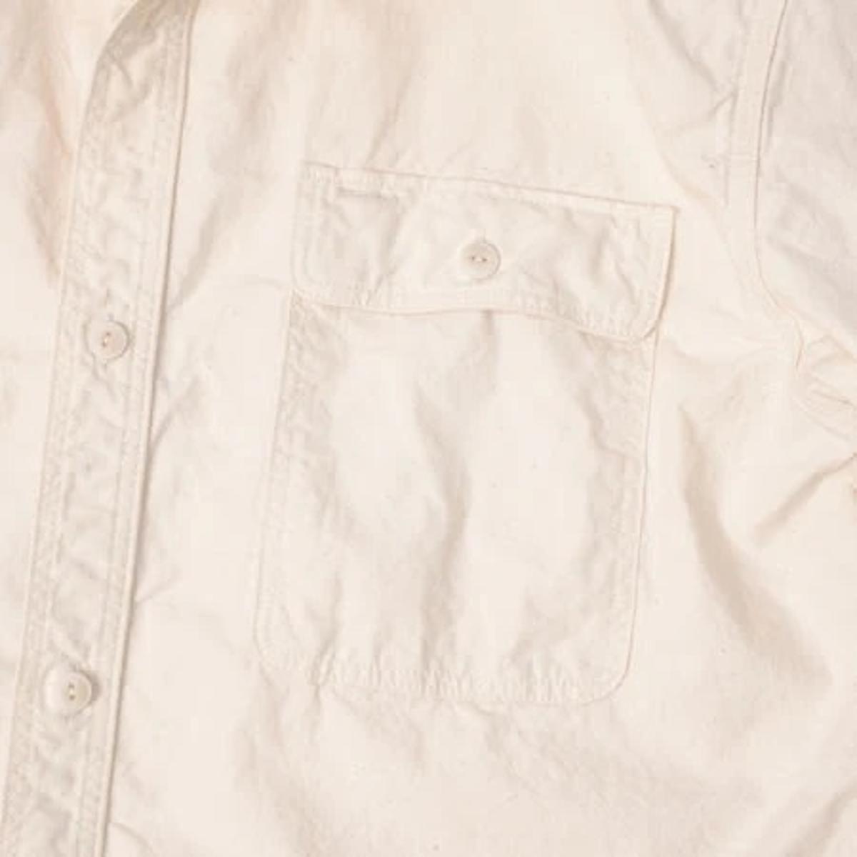 Triple Stitch Work Shirt Off White - Shirt