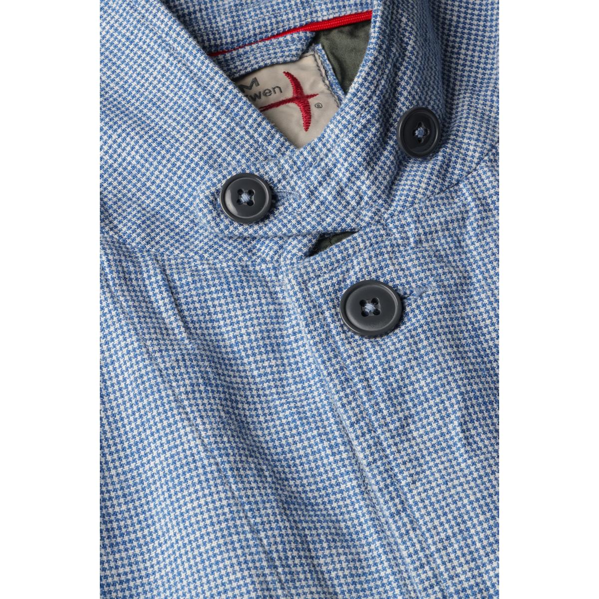 Tropical Trap Blazer Blue White Houndstooth - Blazer