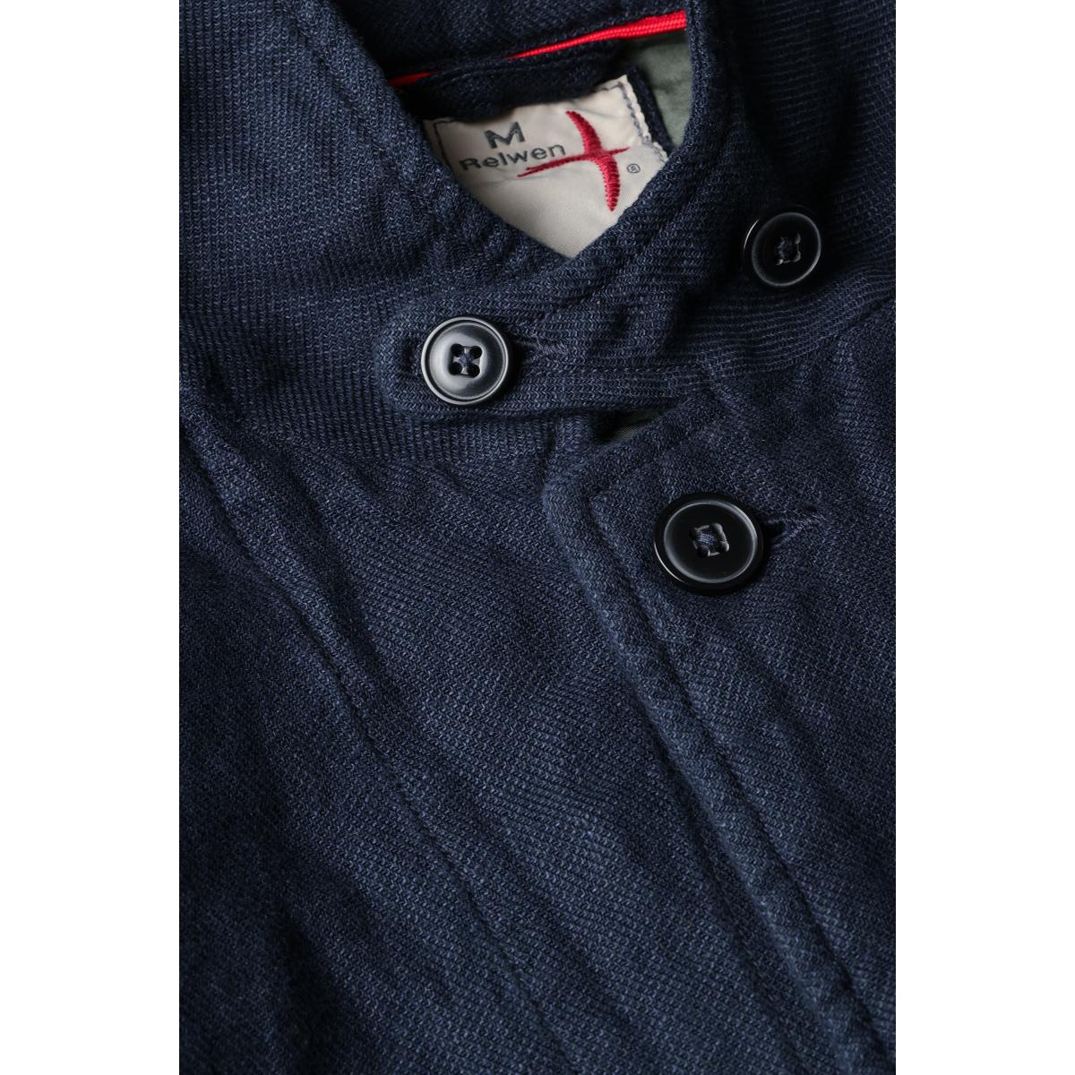 Tropical Trap Blazer Dk Navy Hopsack - Blazer