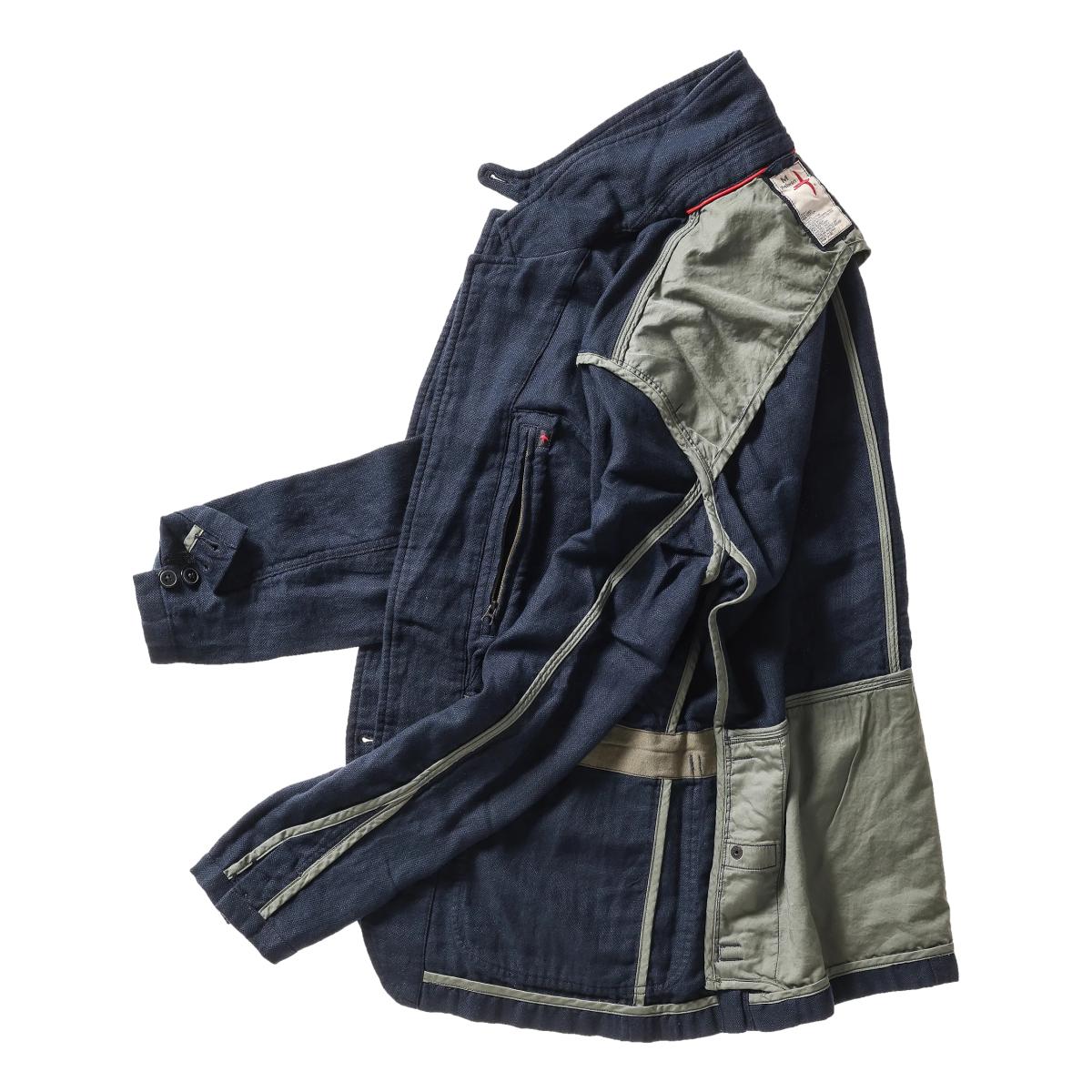 Tropical Trap Blazer Dk Navy Hopsack - Blazer