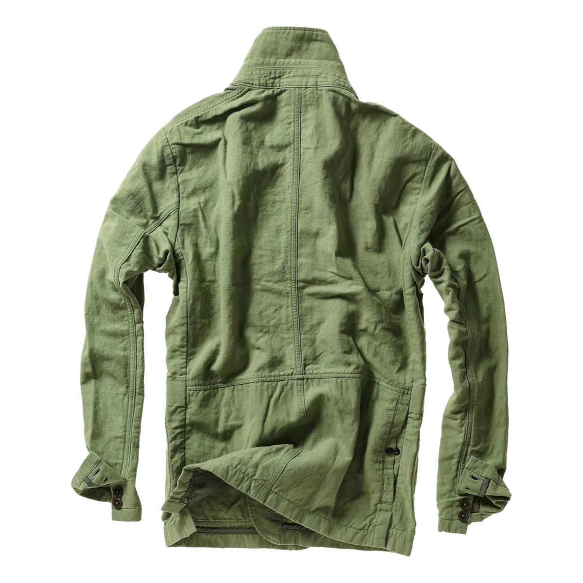 Tropical Trap Blazer Lawn Green Cotton Linen - Blazer