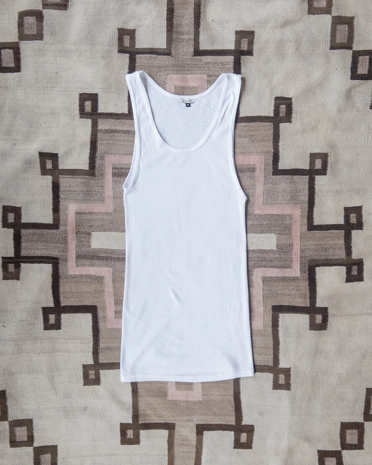 Tubular Cotton Ribbed Tank Top Natural - Tank Top