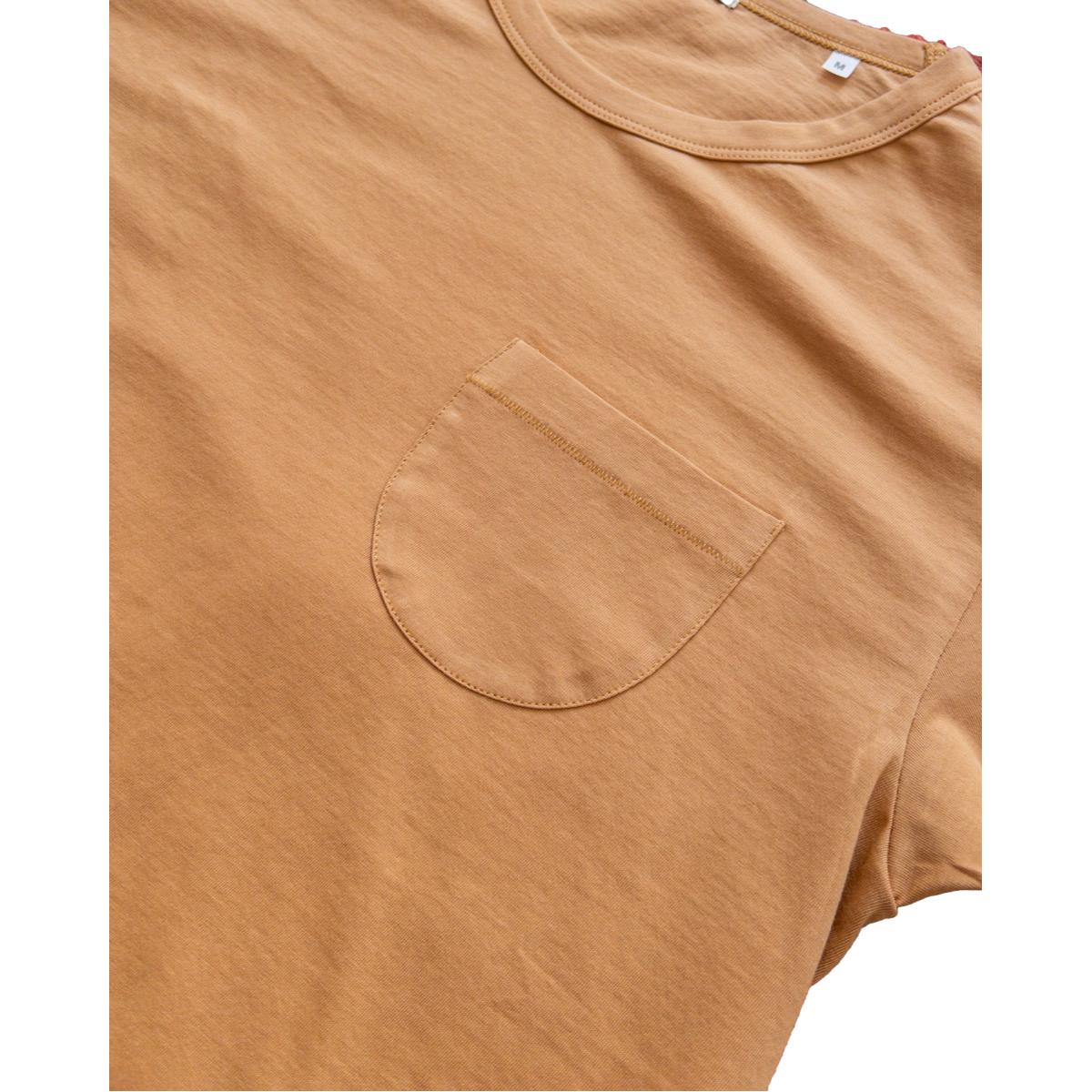 Tubular Pocket Tee Shirt Apricot - T Shirt
