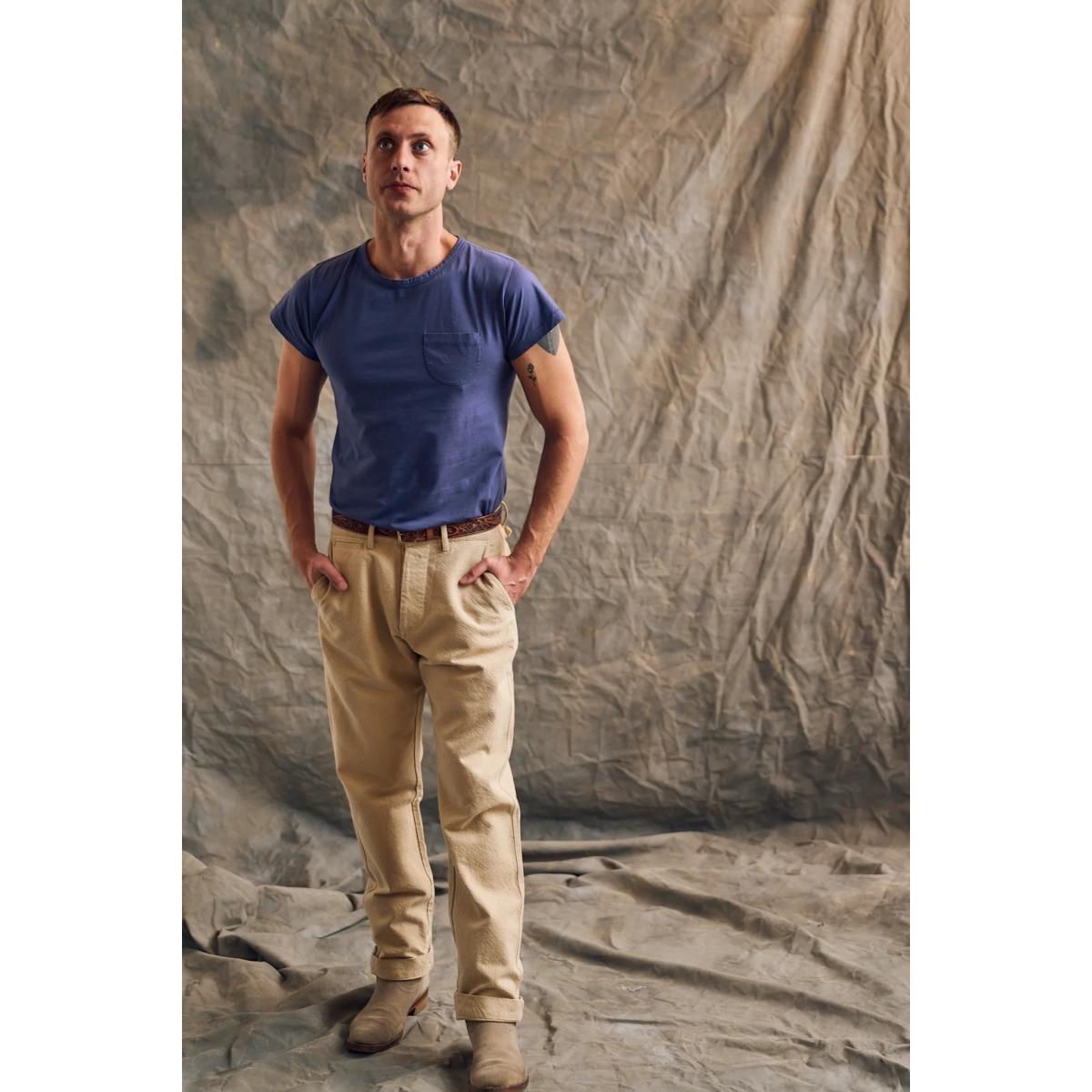 Tubular Pocket Tee Shirt Faded Navy - T