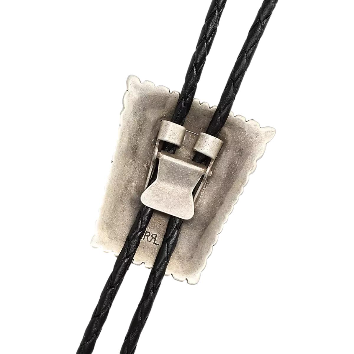 Turquoise & Leather Bolo Tie - Bolo Tie