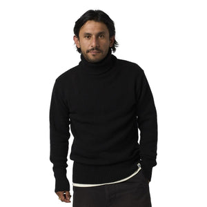 Turtleneck Sweater Deep Black - Sweater