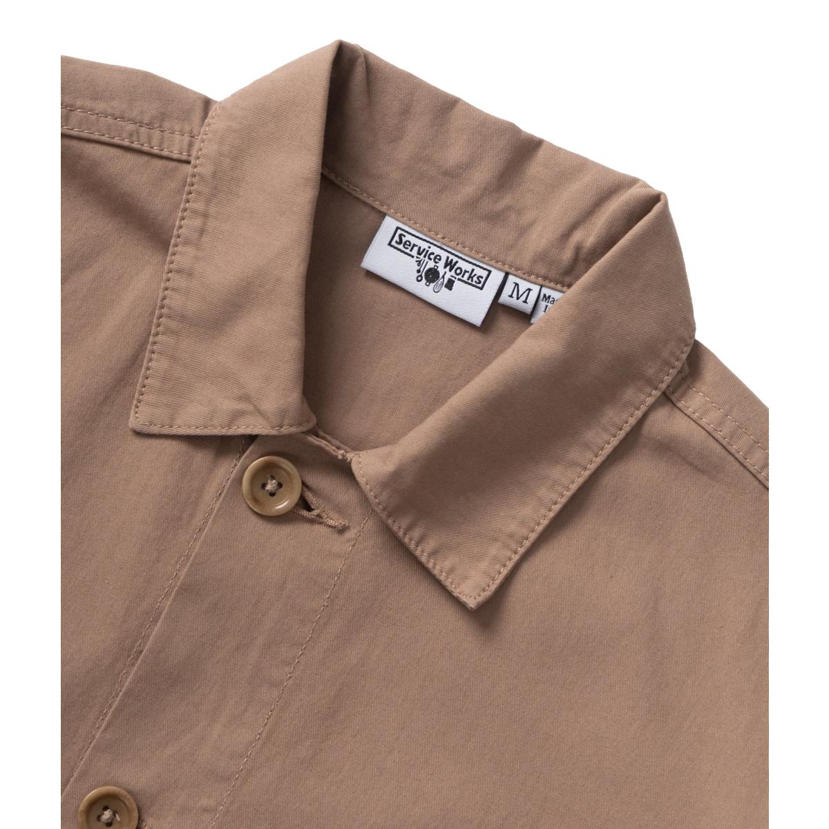 Twill Chore Shirt Mushroom - Chore Coat