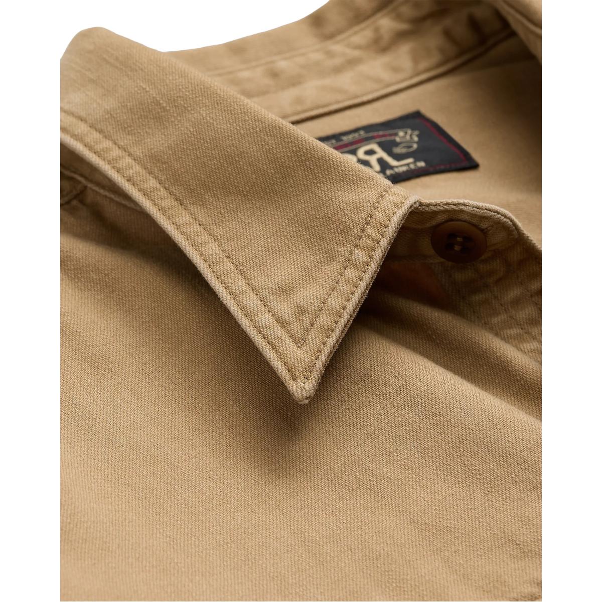 Twill Workshirt Faded Tan - Shirt