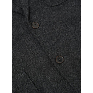 Two Button Jacket Grey Anders Upcylced Wool - Jacket