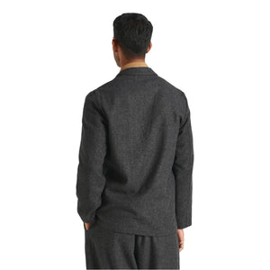 Two Button Jacket Grey Anders Upcylced Wool - Jacket