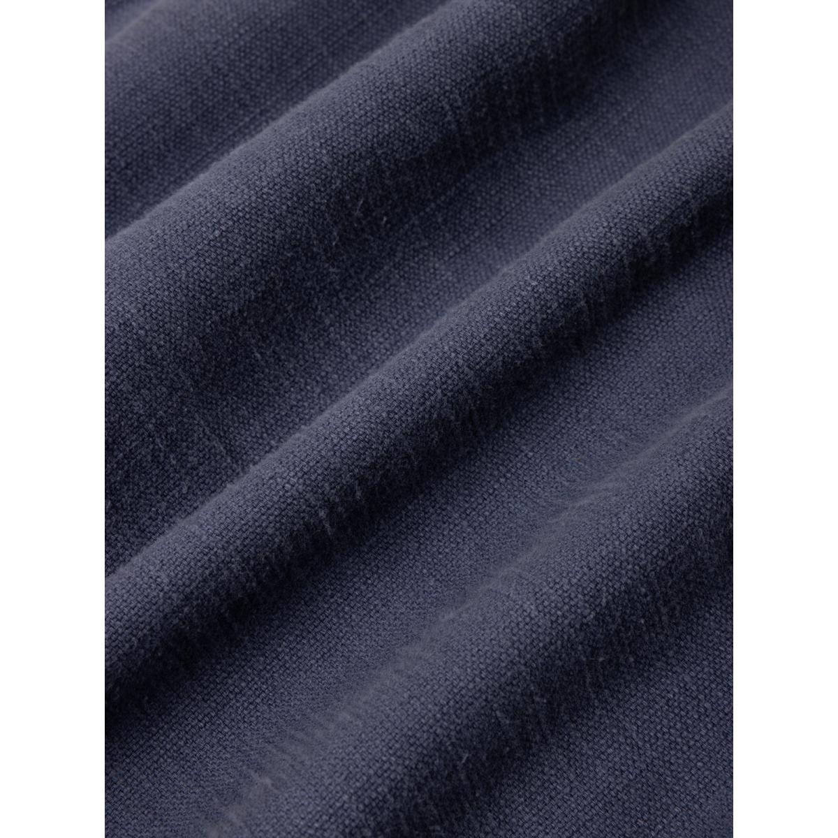 Tyndrum Field Jacket in Navy Slub Cotton - Jacket