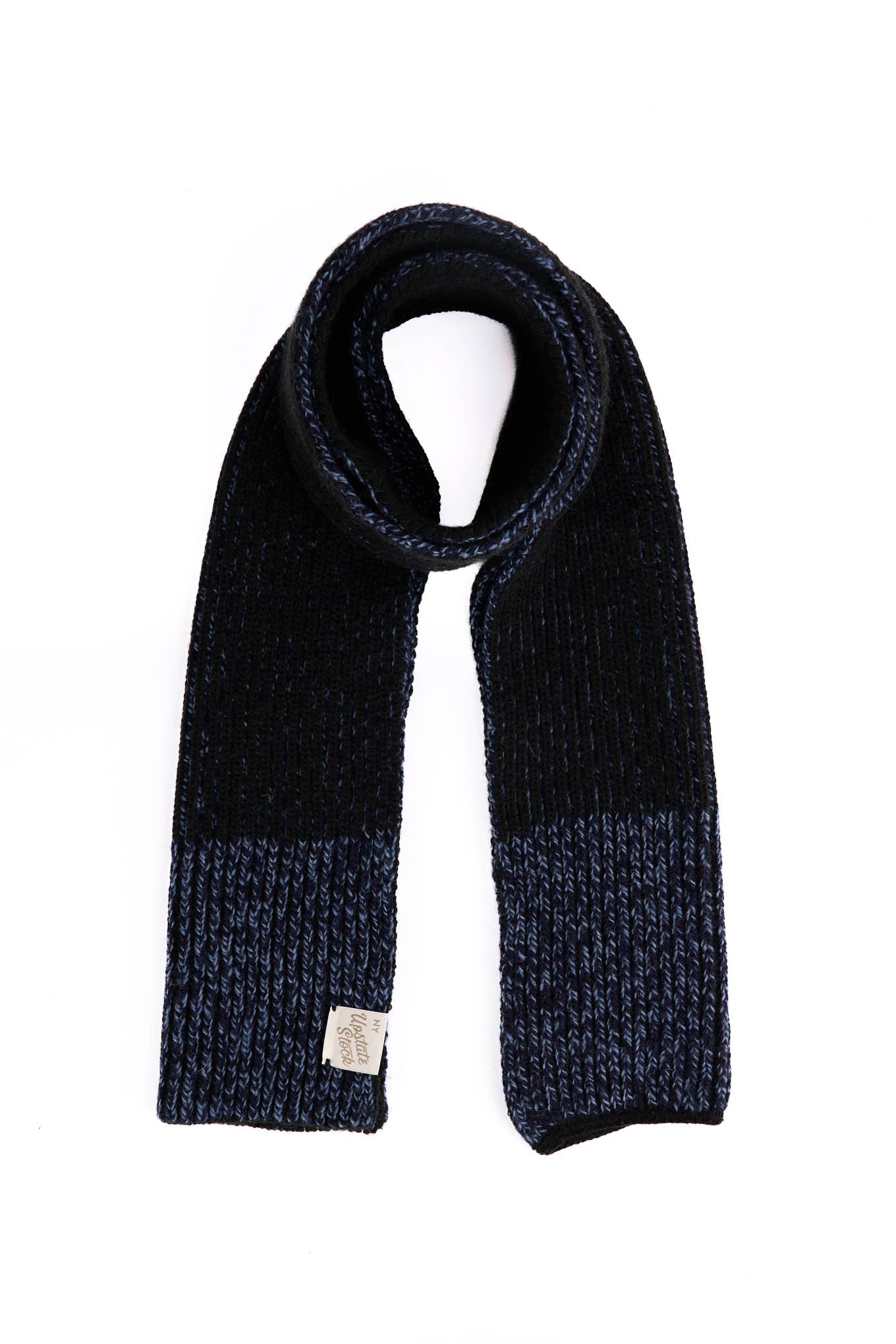 Upstate Stock - U.S. Ragg Wool Scarf: Charcoal Melange