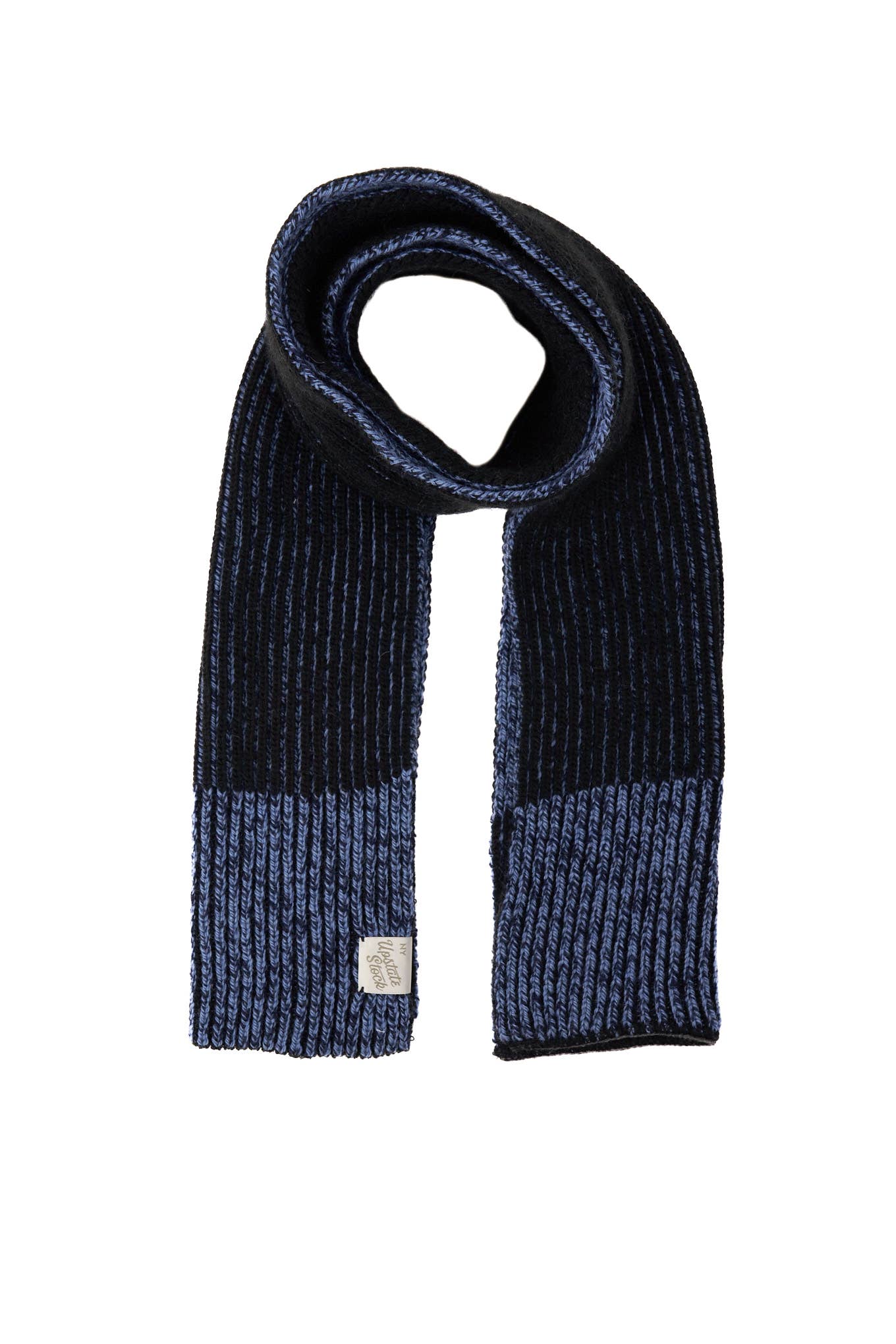 Upstate Stock - U.S. Ragg Wool Scarf: Charcoal Melange