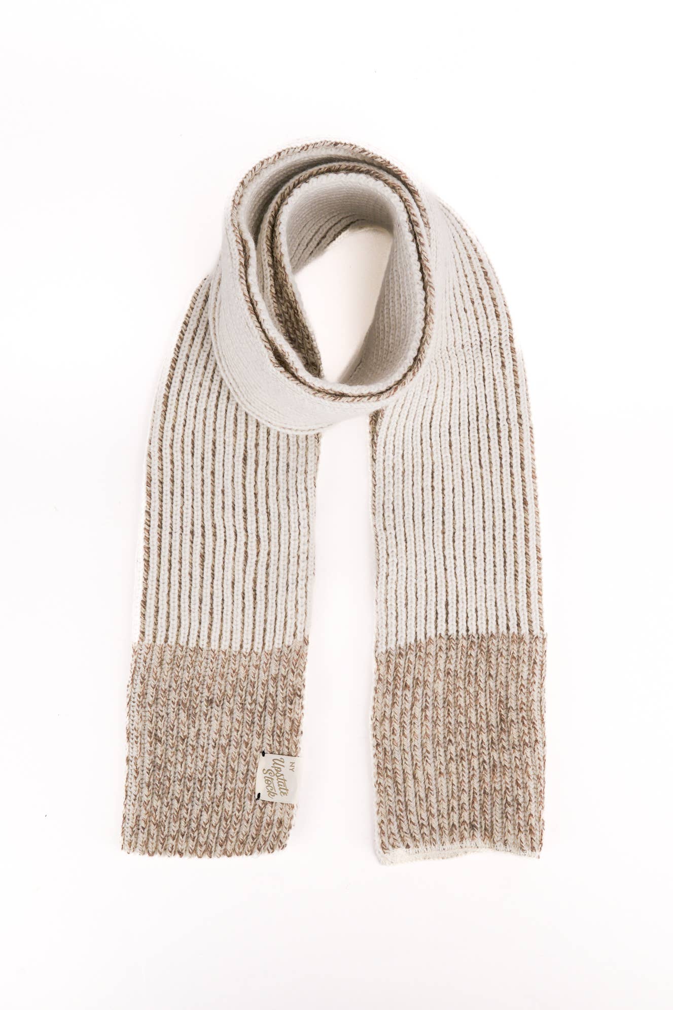 Upstate Stock - U.S. Ragg Wool Scarf: Charcoal Melange