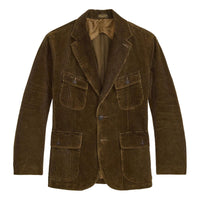 Unconstructed Corduroy Sport Coat Vintage Brown - Blazer