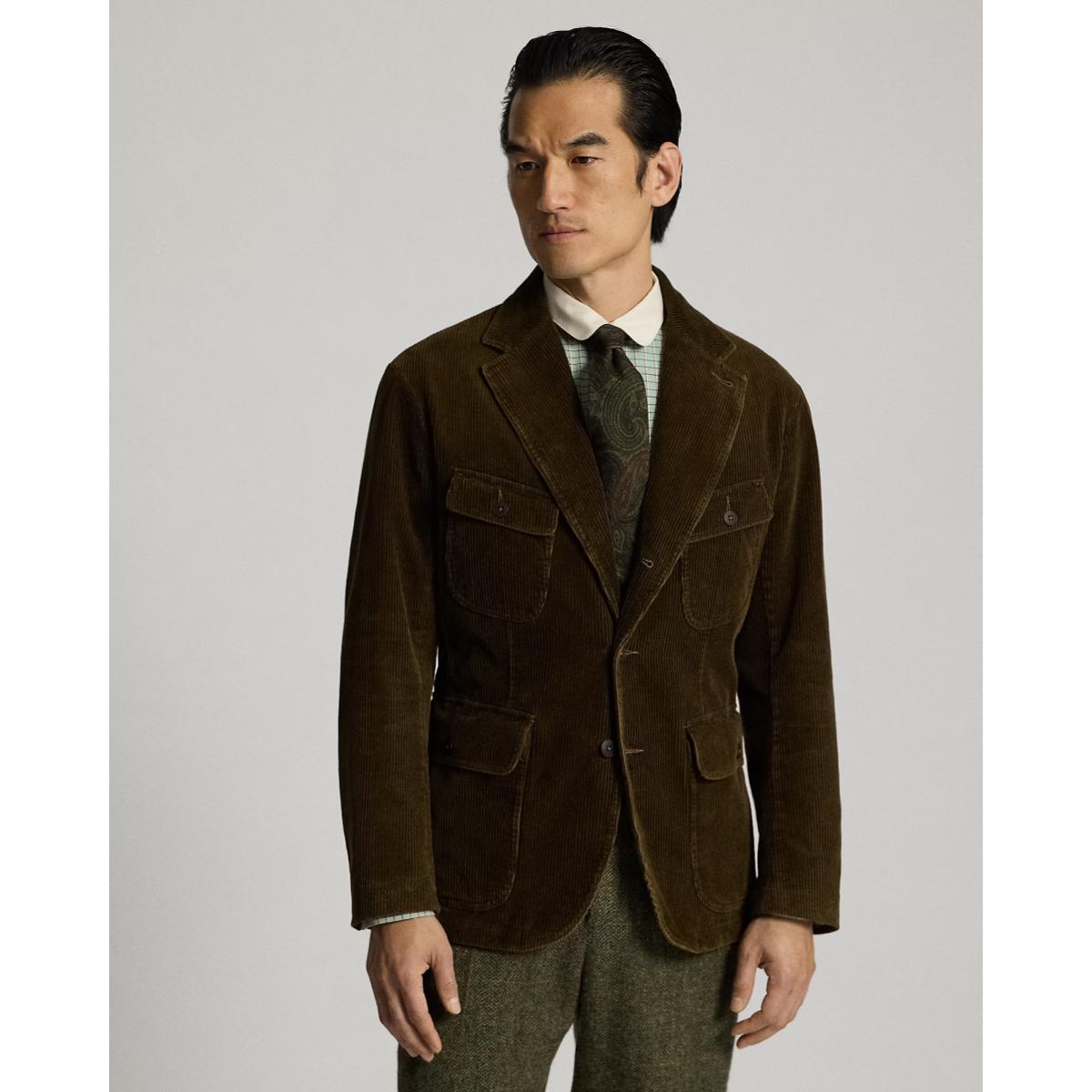 Unconstructed Corduroy Sport Coat Vintage Brown - Blazer