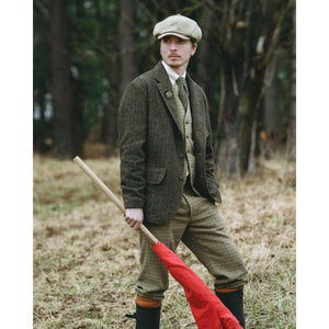 Unconstructed Wool Twill Sport Coat Brown Multi - Blazer