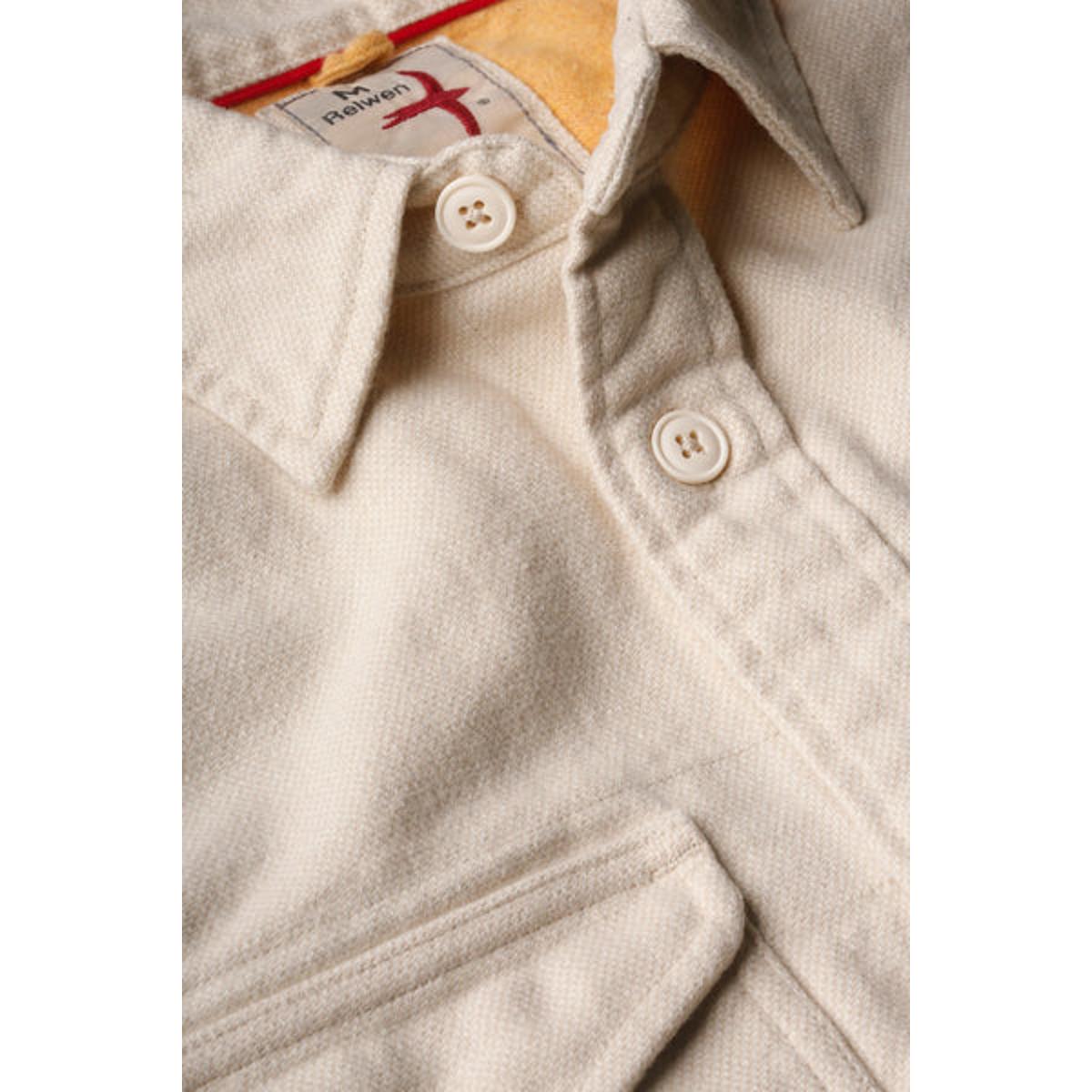 Utility Workshirt Bone Canvas - Shirts