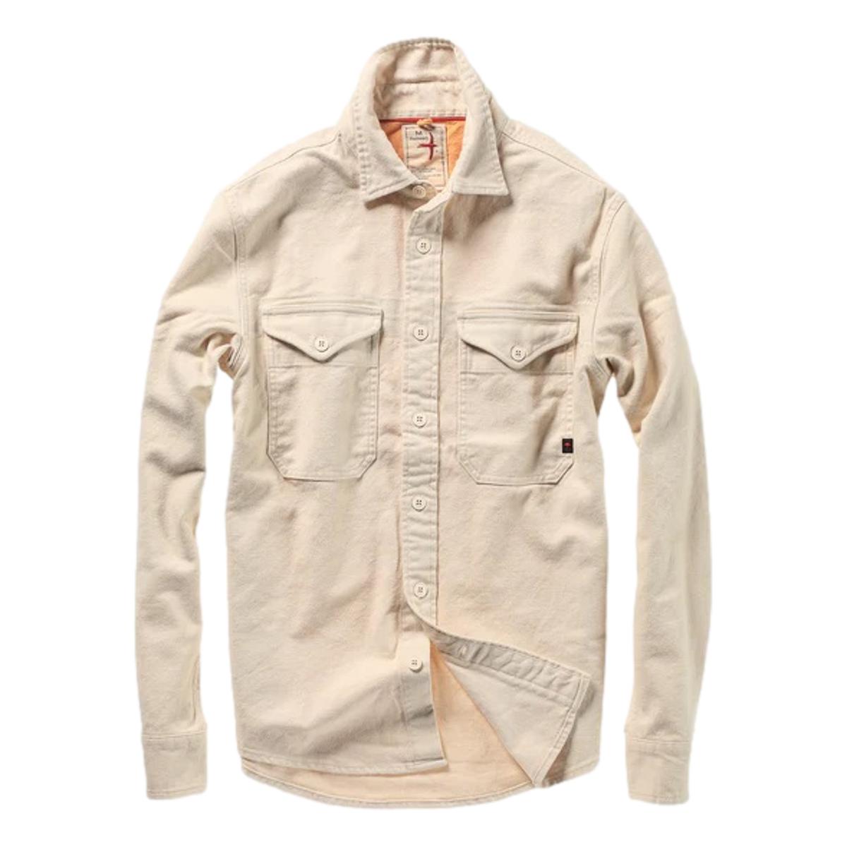 Utility Workshirt Bone Canvas - Shirts