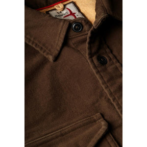 Utility Workshirt Coffee Moleskin - Shirts