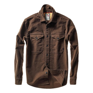 Utility Workshirt Coffee Moleskin - Shirts