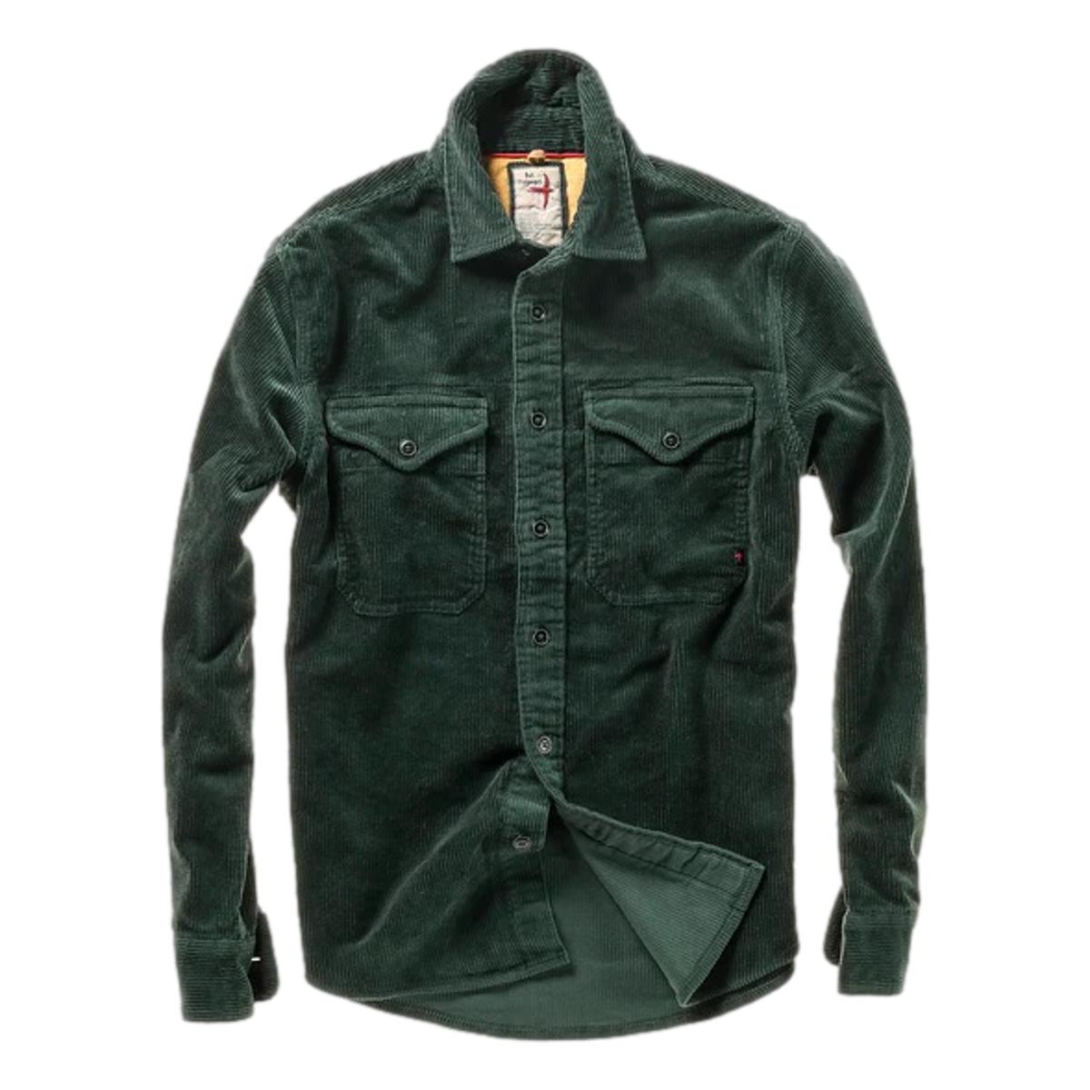 Utility Workshirt Dk Forest Cord - Shirts