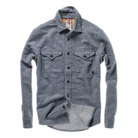 Utility Workshirt Steel Grey Donegal - Shirts