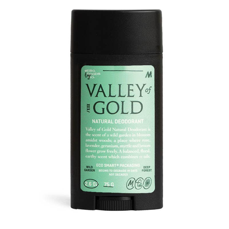 Valley of Gold Natural Deodorant