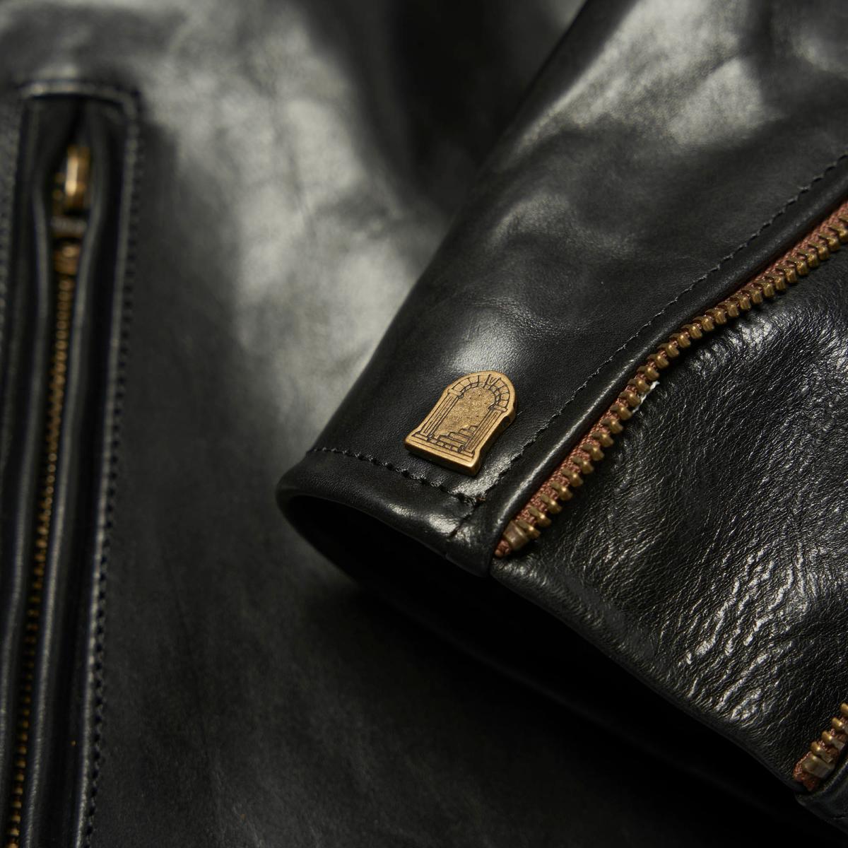 Varenne Black Badalassi® Leather Jacket - Leather Jacket