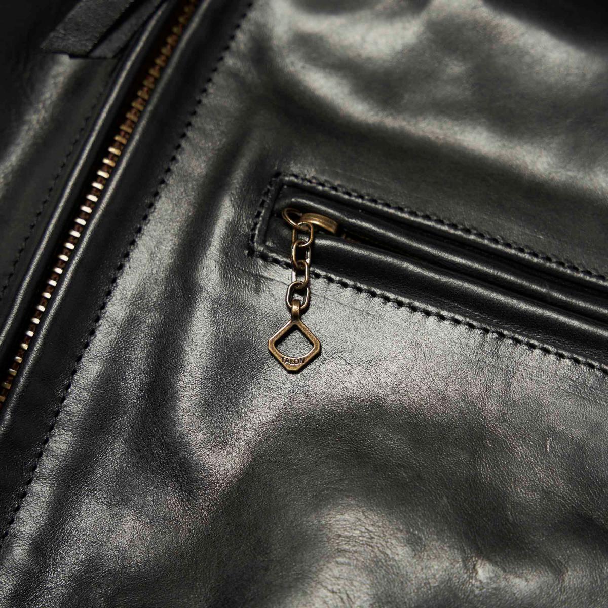 Varenne Black Badalassi® Leather Jacket - Leather Jacket