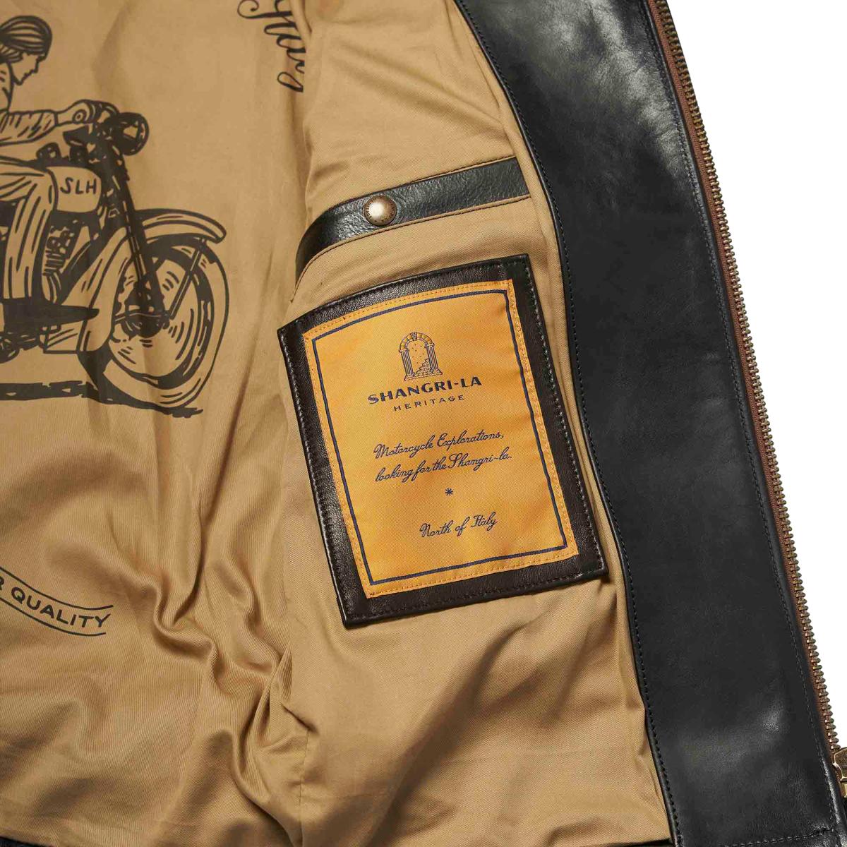 Varenne Black Badalassi® Leather Jacket - Leather Jacket
