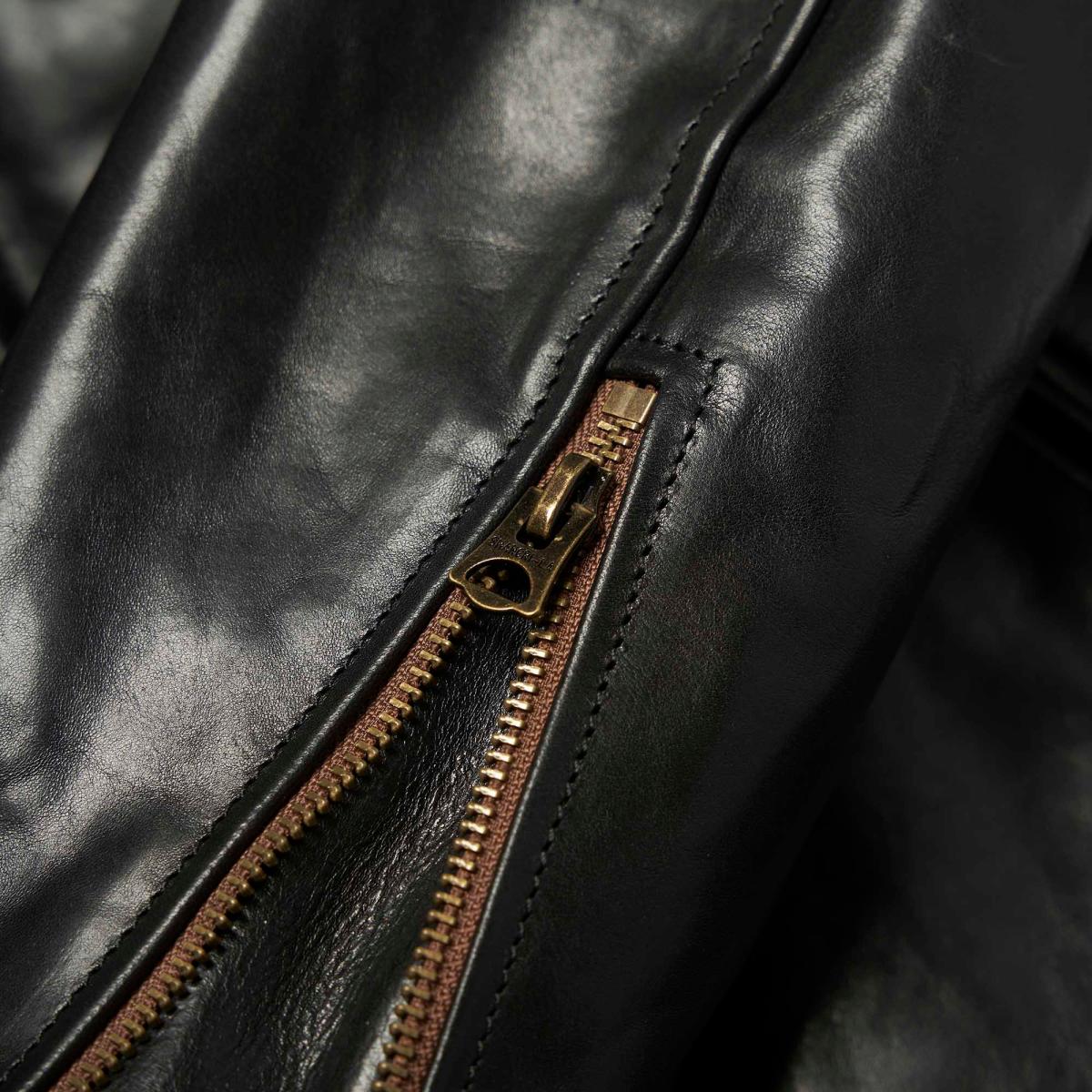 Varenne Black Badalassi® Leather Jacket - Leather Jacket