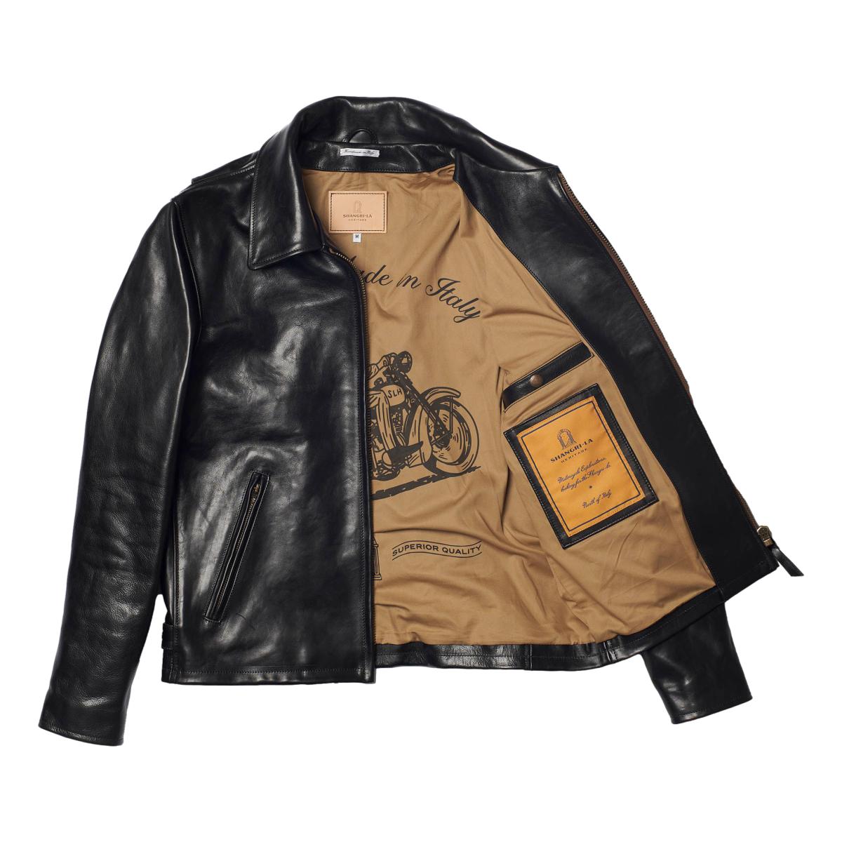 Varenne Black Badalassi® Leather Jacket - Leather Jacket