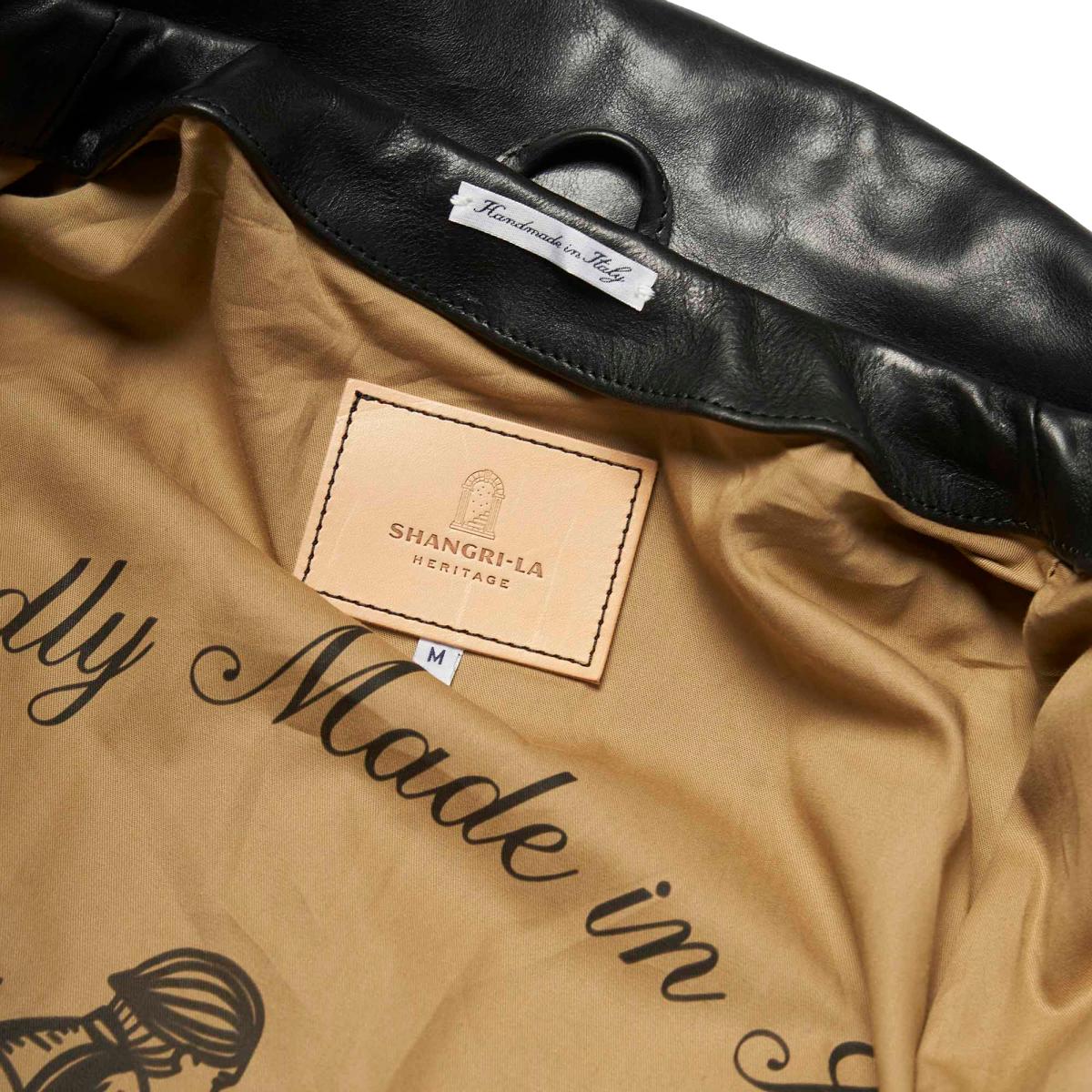 Varenne Black Badalassi® Leather Jacket - Leather Jacket