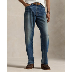 Vintage Classic Fit Distressed Jean Leverett - Denim