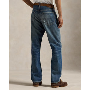 Vintage Classic Fit Distressed Jean Leverett - Denim