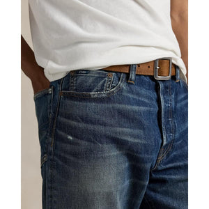 Vintage Classic Fit Distressed Jean Leverett - Denim