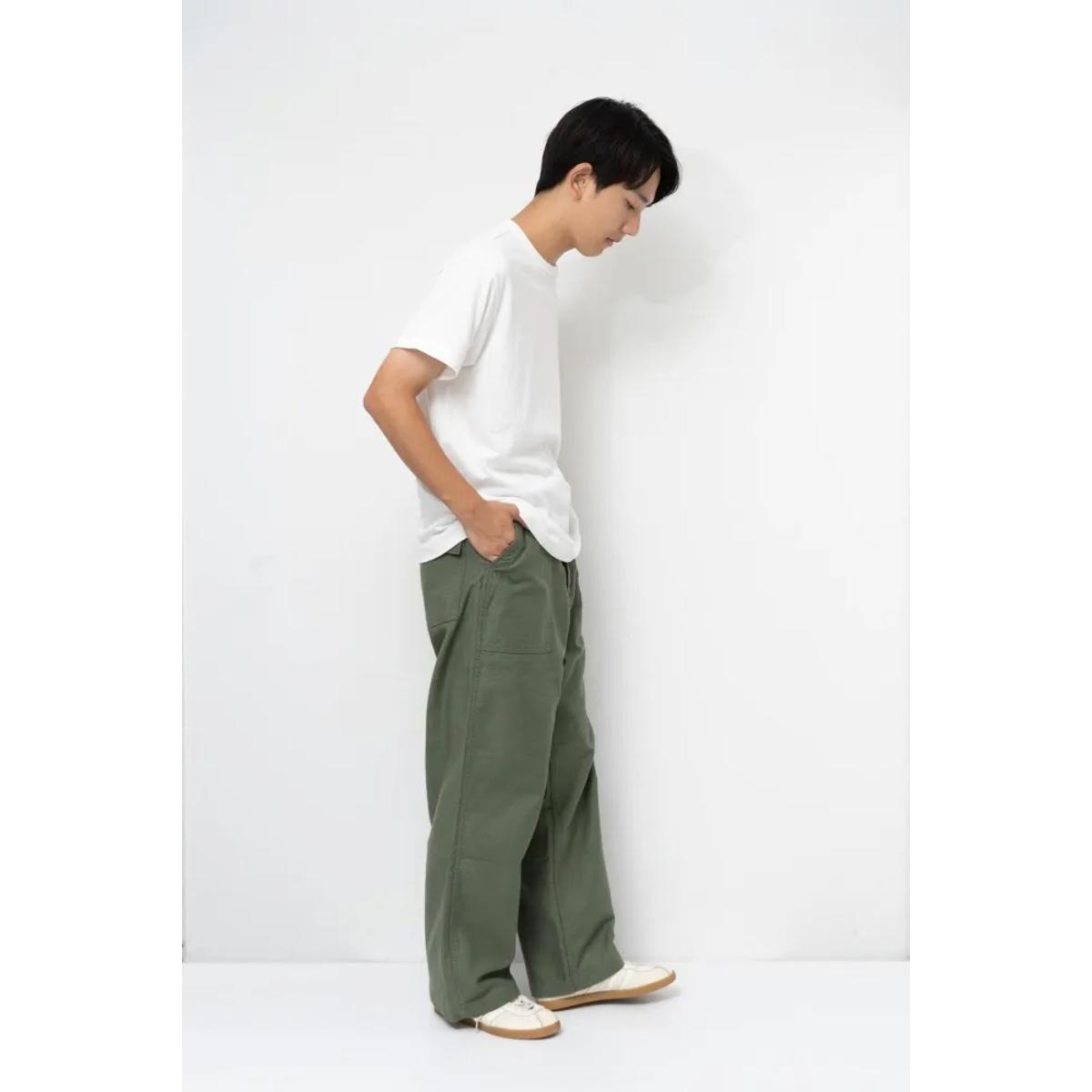 Vintage Fatigue Pants Light Olive Drab - Fatigue Pants