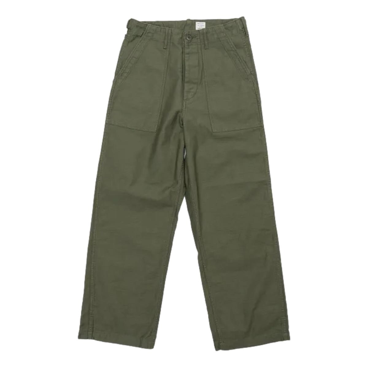 Vintage Fatigue Pants Light Olive Drab - Fatigue Pants