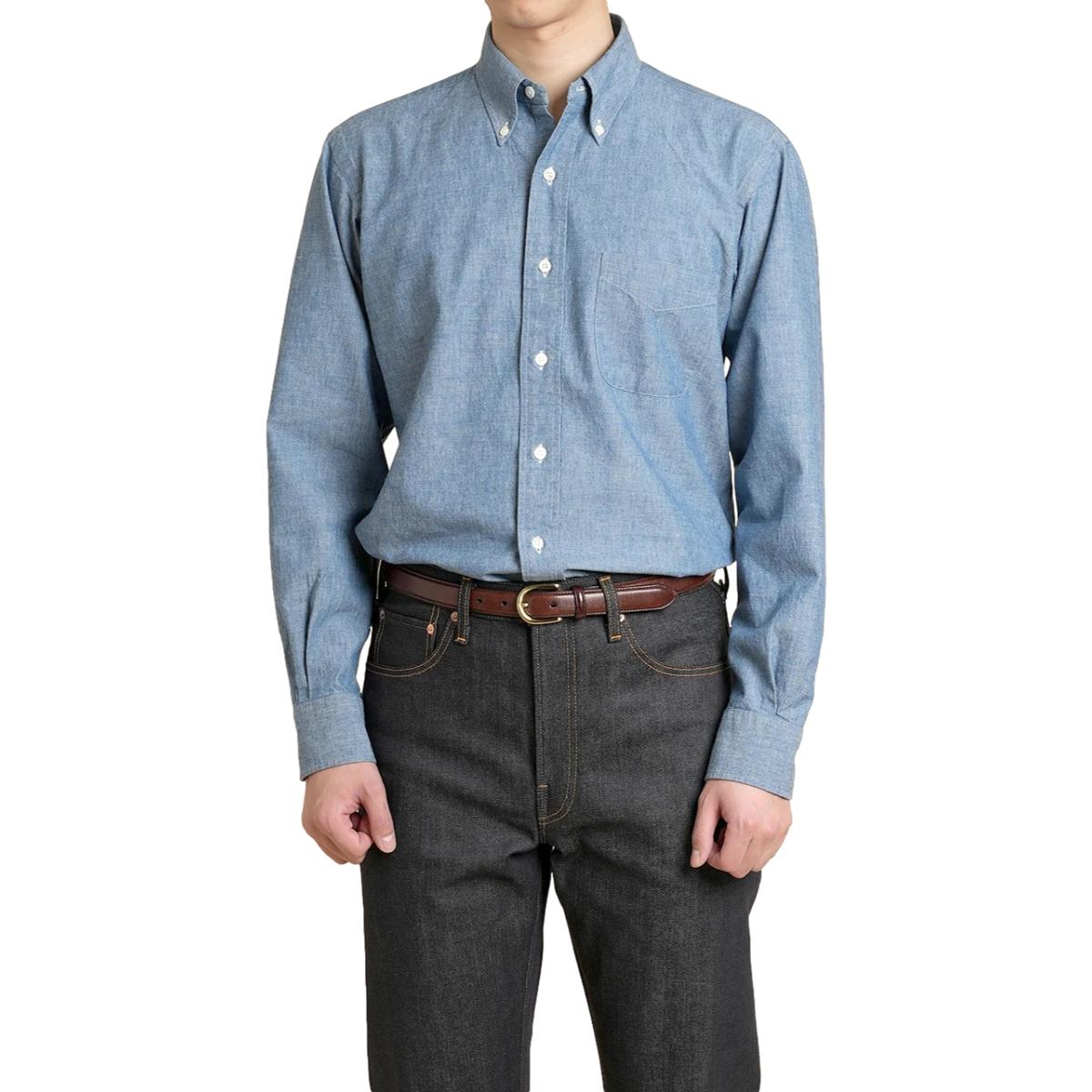 VIntage Ivy Button Down Oxford Chambray - Shirts