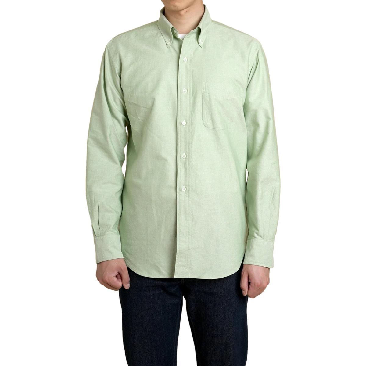 Vintage Ivy Button Down Oxford Green - Shirts