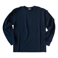 Waffle Thermal Dark Navy - Sweatshirt