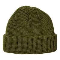 Waffle Watch Cap Olive Green - Hat